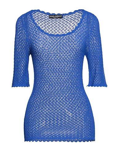 DOLCE&GABBANA Sweater Blue 94% Viscose, 6% Polyester