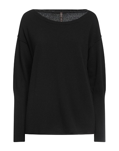 MANILA GRACE Jumper Black 90% Wool, 10% Cashmere