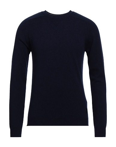 TRUSSARDI Jumper Midnight blue 50% Wool, 50% Cashmere