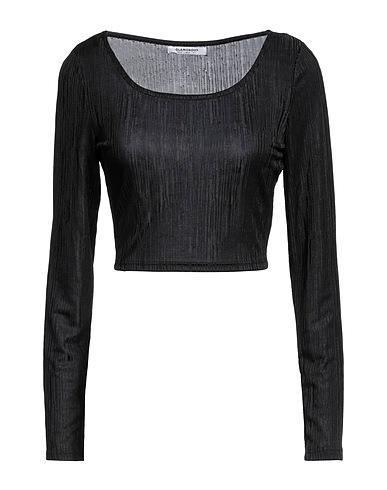 GLAMOROUS Pullover Schwarz 97% Polyester, 3% Elastan