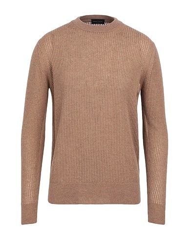 ROBERTO COLLINA Sweater Sand 90% Merino Wool, 10% Cashmere