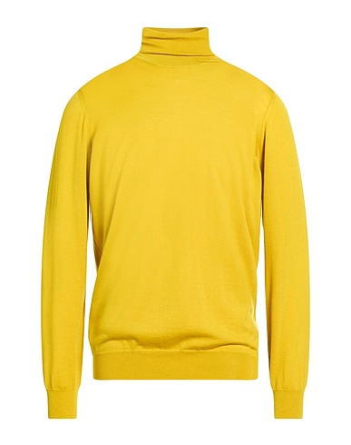 DRUMOHR Turtleneck MODERN Mustard 100% Super 140s Wool