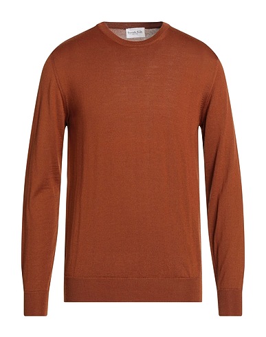 DANIELE TIVOLI Pullover Braun 50% Merinowolle, 50% Acryl