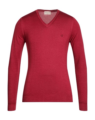 BROOKSFIELD Pullover Mattone 100% Lana Vergine