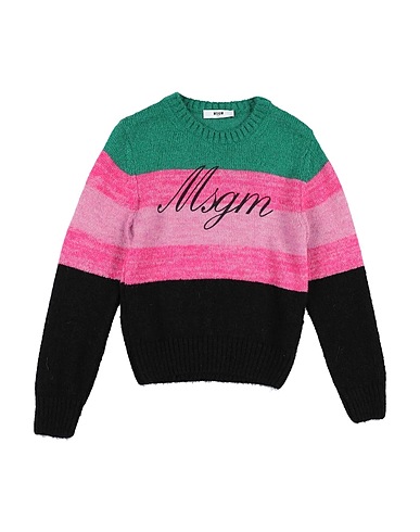 MSGM Pullover Rosa 42% Acrilico, 30% Poliammide, 14% Lana mohair, 14% Lana