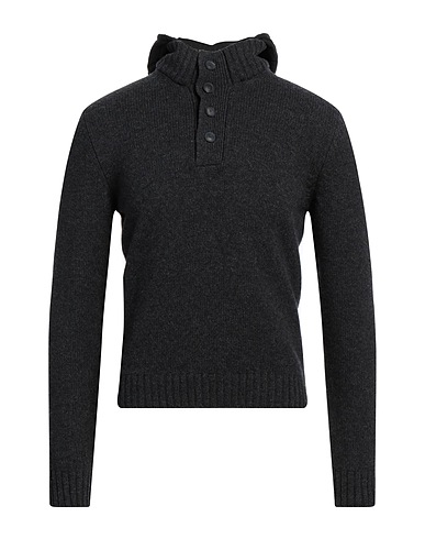 GRAN SASSO Polo neck Charcoal 100% Virgin Wool