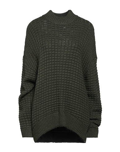 RETROFÊTE Jumper Military green 77% Acrylic, 9% Nylon, 8% Wool, 6% Polyester
