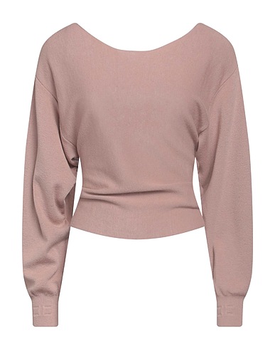 ELISABETTA FRANCHI Pullover Rosa antico 77% Lana, 11% Cachemire, 9% Seta, 3% Poliammide