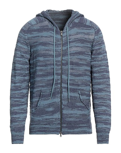 ROBERTO COLLINA Cardigan Slate blue 100% Cotton