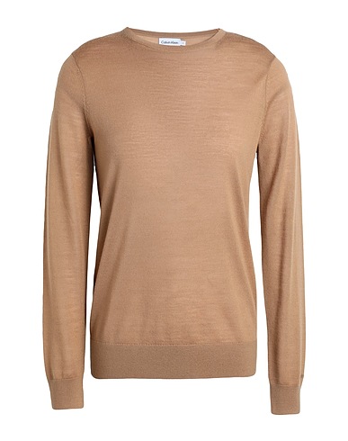 CALVIN KLEIN Pullover Beige 100% Lana