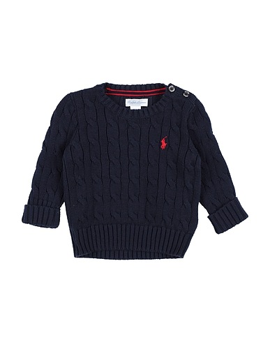 POLO RALPH LAUREN Jumper Cable-Knit Cotton Sweater
 Midnight blue 100% Cotton