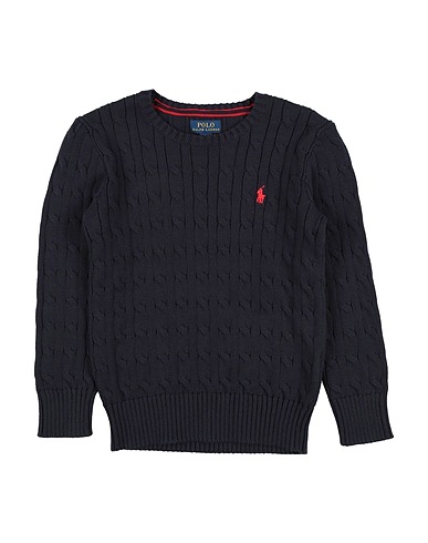 POLO RALPH LAUREN Jumper Cable-Knit Cotton Sweater
 Navy blue 100% Cotton