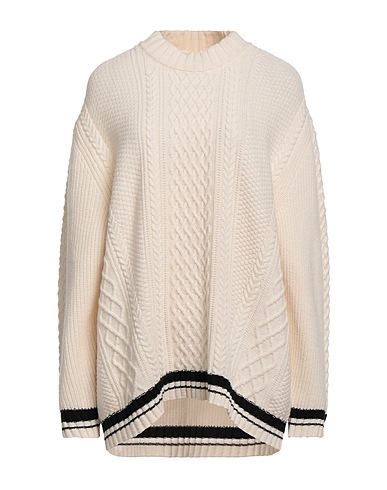 ASPESI Pullover Weiß 100% Schurwolle