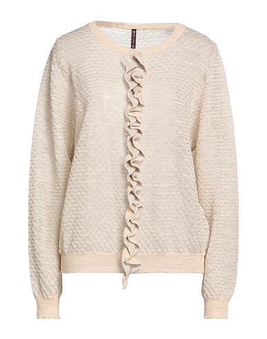 MANILA GRACE Pullover Beige 40% Lino, 39% Poliestere, 21% Viscosa