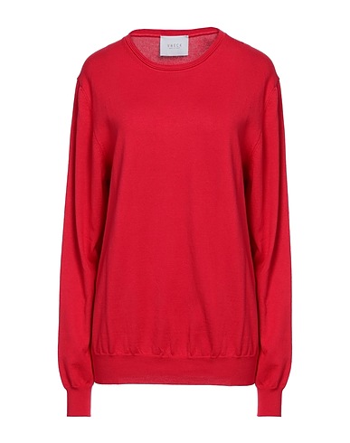 VNECK Jumper Red 100% Cotton