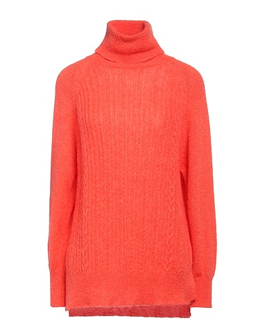EMMA & GAIA Polo neck Orange 40% Polyamide, 30% Wool, 30% Mohair wool