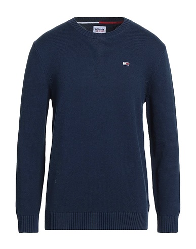 TOMMY JEANS Pullover Nachtblau Baumwolle