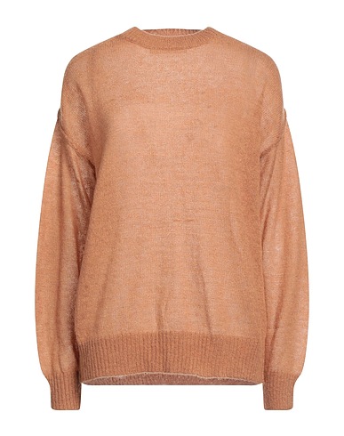 EMMA & GAIA RED Sweater Camel 40% Polyamide, 30% Wool, 30% Mohair wool