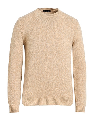 ALPHA STUDIO Jumper Beige 50% Wool, 50% Cashmere