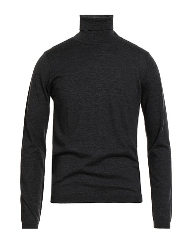 GREY DANIELE ALESSANDRINI Polo neck Lead 100% Wool