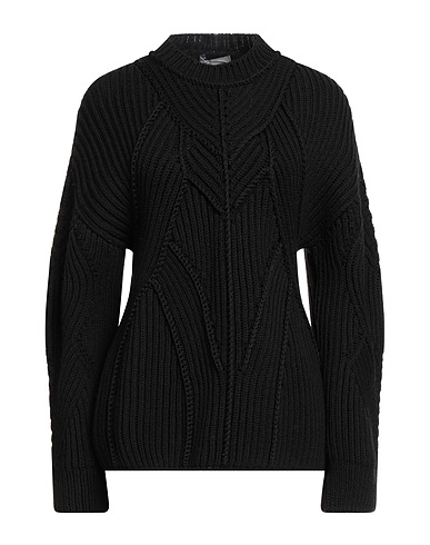 ALBERTA FERRETTI Pullover Nero 100% Lana Vergine