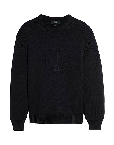 DUNHILL プルオーバー ブラック ウール 100%