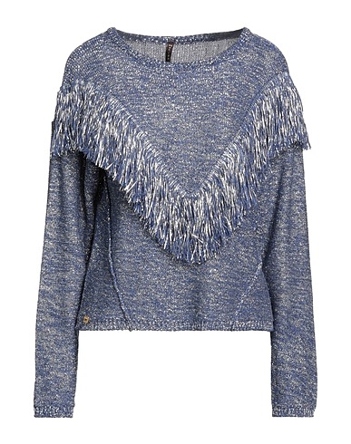 MANILA GRACE Jumper Midnight blue 85% Viscose, 11% Polyester, 4% Polyamide