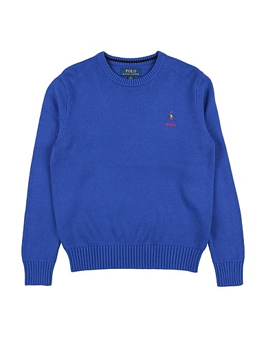 POLO RALPH LAUREN Jumper Blue 95% Cotton, 5% Cashmere