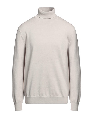 GERTRUDE + GASTON Polo neck Light grey 52% Rayon, 28% Polyester, 20% Nylon