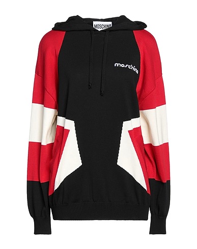 MOSCHINO Pullover Nero 100% Cotone