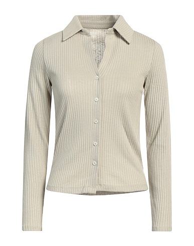 MAJESTIC FILATURES Solid colour shirts & blouses Grey 48% Cotton, 33% Modal, 13% Cashmere, 6% Elastane