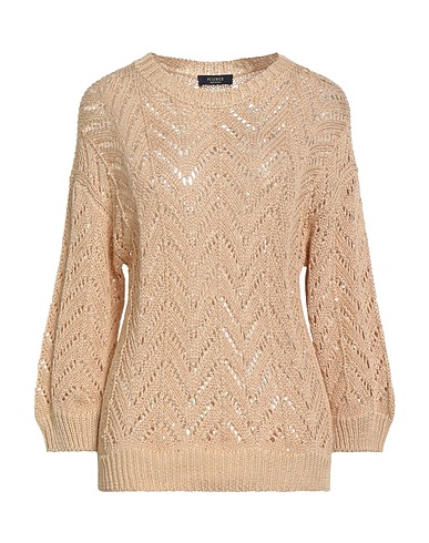 PESERICO Sweater Beige 96% Cotton, 4% Polyester