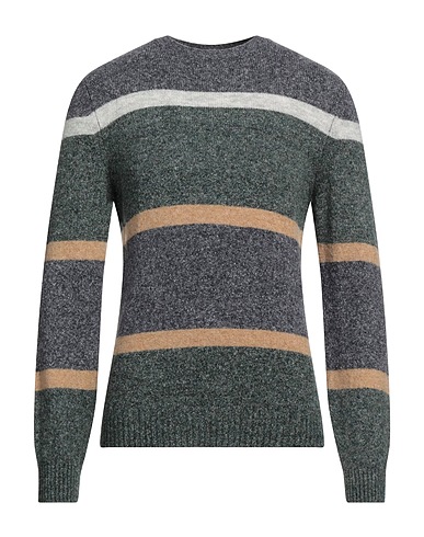 HERITAGE Jumper Slate blue 30% Acrylic, 29% Polyamide, 16% Cotton, 13% Wool, 12% Other Fibres