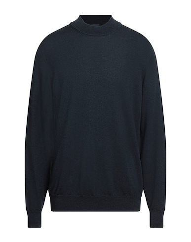 DRUMOHR Turtleneck Midnight blue 100% Merino Wool