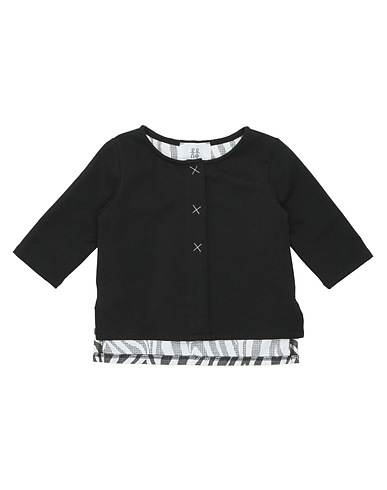 DREAMERS Cardigan Black 95% Nylon, 5% Elastane, Cotton