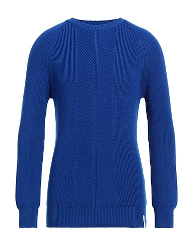 BROOKSFIELD Pullover Blau 100% Schurwolle