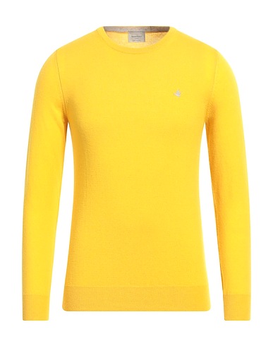 BROOKSFIELD Jumper Yellow 100% Virgin Wool