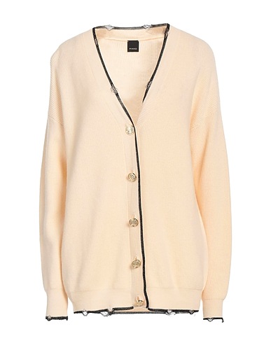 PINKO Cardigan Ivory 70% Wool, 30% Cashmere, Viscose, Polyester, Metallic fiber