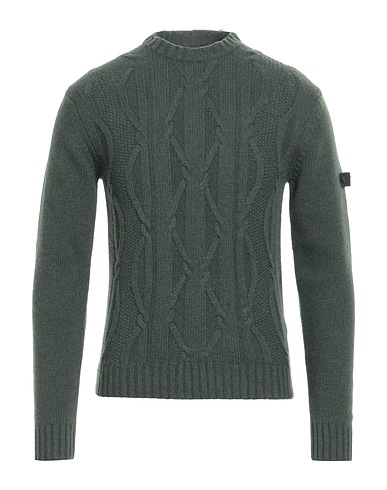PEUTEREY Pullover Verde scuro 80% Lana, 20% Poliammide