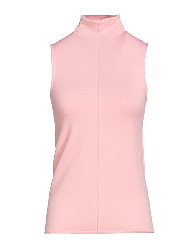 DOROTHEE SCHUMACHER Polo neck Pink 79% Wool, 18% Polyamide, 3% Elastane