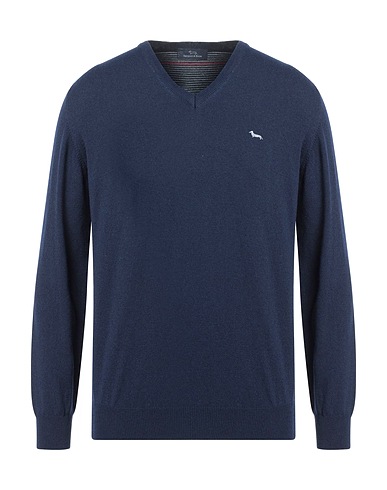 HARMONT & BLAINE Jumper Midnight blue 35% Polyamide, 30% Wool, 30% Viscose, 5% Cashmere