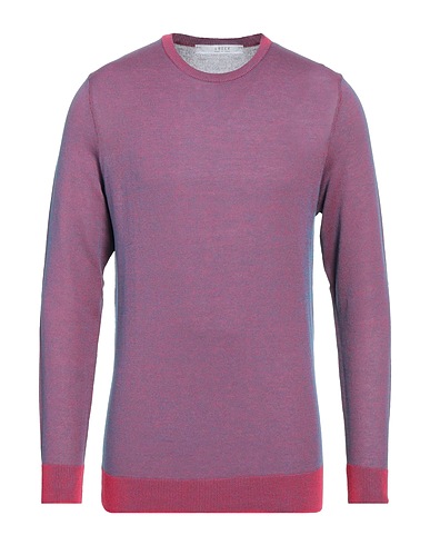 VNECK Jumper Burgundy 100% Cotton