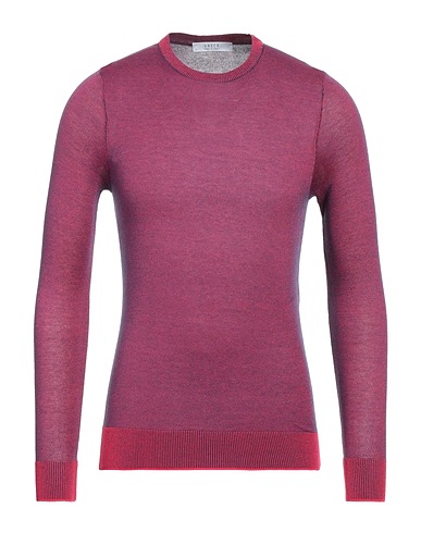 VNECK Pullover Prugna 100% Cotone