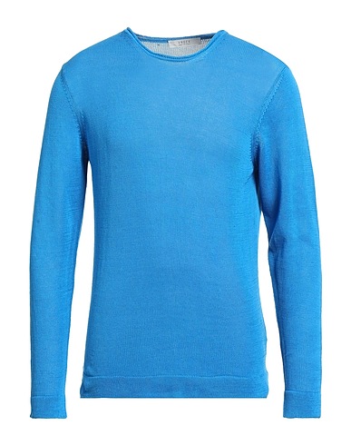 VNECK Pullover Azurblau 100% Baumwolle