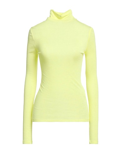 MAJE Polo neck Pastel yellow 56% Wool, 44% Viscose