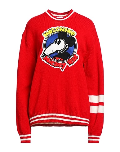 MOSCHINO Sweater Red 100% Virgin Wool