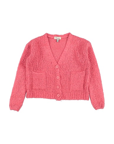 DIXIE Cardigan Salmone 52% Acrilico, 30% Lana mohair, 10% Lana, 8% Poliammide