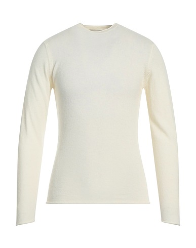 WOOL & CO Jumper Ivory 45% Merino Wool, 25% Viscose, 25% Polyamide, 5% Cashmere