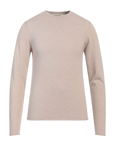 WOOL & CO Jumper Beige 45% Merino Wool, 25% Viscose, 25% Polyamide, 5% Cashmere