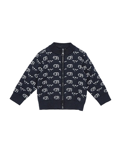 EMPORIO ARMANI Cardigan Midnight blue 100% Virgin Wool